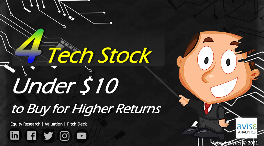 4 Tech Stocks Under $10 to Buy for Higher Returns