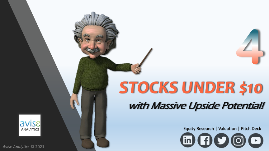 4 Stocks Under $10 Dollars with Massive Upside Potential!